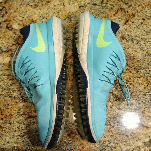 Nike Lunar Control Vapor 2 Men's Size 10 Blue Spikeless Golf Shoes 849971-400 - Picture 9 of 12